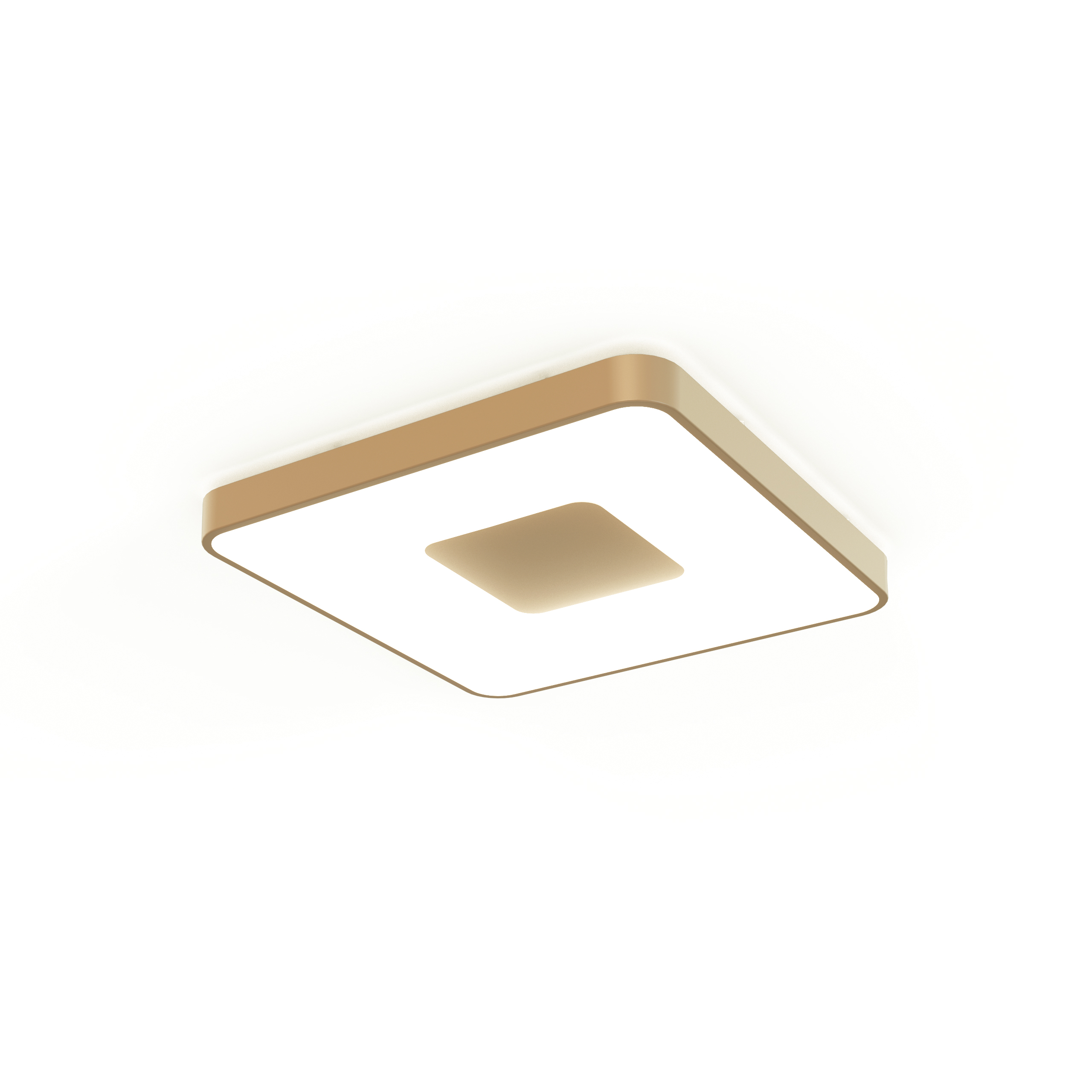 M7925  Coin 100W LED Square Ceiling Gold